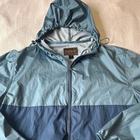 Northwest Territory Blue Windbreaker Jacket with Hood. Size M. Hiking gear - Picture 8 of 8